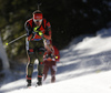 Matthias Dorfer of Germany during the men pursuit race of IBU Biathlon World Cup in Pokljuka, Slovenia.  Men pursuit race of IBU Biathlon World cup was held in Pokljuka, Slovenia, on Saturday, 10th of December 2016.
