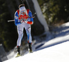 Olli Hiidensalo of Finland during the men pursuit race of IBU Biathlon World Cup in Pokljuka, Slovenia.  Men pursuit race of IBU Biathlon World cup was held in Pokljuka, Slovenia, on Saturday, 10th of December 2016.
