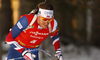 Second placed Emil Hegle Svendsen of Norway during the men pursuit race of IBU Biathlon World Cup in Pokljuka, Slovenia.  Men pursuit race of IBU Biathlon World cup was held in Pokljuka, Slovenia, on Saturday, 10th of December 2016.
