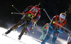 Arnd Peiffer of Germany during the men pursuit race of IBU Biathlon World Cup in Pokljuka, Slovenia.  Men pursuit race of IBU Biathlon World cup was held in Pokljuka, Slovenia, on Saturday, 10th of December 2016.
