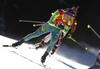 Sebastian Samuelsson of Sweden during the men pursuit race of IBU Biathlon World Cup in Pokljuka, Slovenia.  Men pursuit race of IBU Biathlon World cup was held in Pokljuka, Slovenia, on Saturday, 10th of December 2016.
