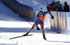 Third placed Anton Shipulin of Russia sprinting during the men pursuit race of IBU Biathlon World Cup in Pokljuka, Slovenia.  Men pursuit race of IBU Biathlon World cup was held in Pokljuka, Slovenia, on Saturday, 10th of December 2016.
