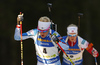 Kaisa Makarainen of Finland during the women pursuit race of IBU Biathlon World Cup in Pokljuka, Slovenia. Women pursuit race of IBU Biathlon World cup was held in Pokljuka, Slovenia, on Friday, 9th of December 2016.
