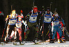 Denise Herrmann of Germany during the women pursuit race of IBU Biathlon World Cup in Pokljuka, Slovenia. Women pursuit race of IBU Biathlon World cup was held in Pokljuka, Slovenia, on Friday, 9th of December 2016.
