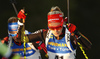 Maren Hammerschmidt of Germany during the women pursuit race of IBU Biathlon World Cup in Pokljuka, Slovenia. Women pursuit race of IBU Biathlon World cup was held in Pokljuka, Slovenia, on Friday, 9th of December 2016.
