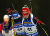 Maren Hammerschmidt of Germany during the women pursuit race of IBU Biathlon World Cup in Pokljuka, Slovenia. Women pursuit race of IBU Biathlon World cup was held in Pokljuka, Slovenia, on Friday, 9th of December 2016.
