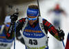 Vanessa Hinz of Germany during the women pursuit race of IBU Biathlon World Cup in Pokljuka, Slovenia. Women pursuit race of IBU Biathlon World cup was held in Pokljuka, Slovenia, on Friday, 9th of December 2016.
