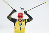 Winner Laura Dahlmeier of Germany during the women pursuit race of IBU Biathlon World Cup in Pokljuka, Slovenia. Women pursuit race of IBU Biathlon World cup was held in Pokljuka, Slovenia, on Saturday, 10th of December 2016.
