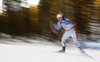 Tuomas Gronman of Finland during the men relay race of IBU Biathlon World Cup in Pokljuka, Slovenia.  Men relay race of IBU Biathlon World cup was held in Pokljuka, Slovenia, on Sunday, 11th of December 2016.
