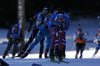 Maxim Tsvetkov of Russia during the men relay race of IBU Biathlon World Cup in Pokljuka, Slovenia.  Men relay race of IBU Biathlon World cup was held in Pokljuka, Slovenia, on Sunday, 11th of December 2016.
