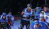 Mario Dolder of Switzerland during the men relay race of IBU Biathlon World Cup in Pokljuka, Slovenia.  Men relay race of IBU Biathlon World cup was held in Pokljuka, Slovenia, on Sunday, 11th of December 2016.
