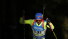 Jesper Nelin of Sweden during the men relay race of IBU Biathlon World Cup in Pokljuka, Slovenia.  Men relay race of IBU Biathlon World cup was held in Pokljuka, Slovenia, on Sunday, 11th of December 2016.
