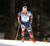 Erlend Bjoentegaard of Norway during the men relay race of IBU Biathlon World Cup in Pokljuka, Slovenia.  Men relay race of IBU Biathlon World cup was held in Pokljuka, Slovenia, on Sunday, 11th of December 2016.
