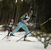 Yuliia Dzhima of Ukraine during the women relay race of IBU Biathlon World Cup in Pokljuka, Slovenia.  Women relay race of IBU Biathlon World cup was held in Pokljuka, Slovenia, on Sunday, 11th of December 2016.
