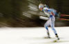 Kaisa Makarainen of Finland during the women relay race of IBU Biathlon World Cup in Pokljuka, Slovenia.  Women relay race of IBU Biathlon World cup was held in Pokljuka, Slovenia, on Sunday, 11th of December 2016.
