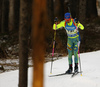 Jesper Nelin of Sweden during the men relay race of IBU Biathlon World Cup in Pokljuka, Slovenia. Men relay race of IBU Biathlon World cup was held in Pokljuka, Slovenia, on Sunday, 11th of December 2016.
