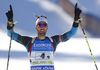 Martin Fourcade of France during the men relay race of IBU Biathlon World Cup in Pokljuka, Slovenia. Men relay race of IBU Biathlon World cup was held in Pokljuka, Slovenia, on Sunday, 11th of December 2016.
