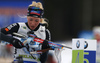 Elisa Gasparin of Switzerland during the women relay race of IBU Biathlon World Cup in Pokljuka, Slovenia. Women relay race of IBU Biathlon World cup was held in Pokljuka, Slovenia, on Sunday, 11th of December 2016.
