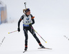 Elisa Gasparin of Switzerland during the women relay race of IBU Biathlon World Cup in Pokljuka, Slovenia. Women relay race of IBU Biathlon World cup was held in Pokljuka, Slovenia, on Sunday, 11th of December 2016.
