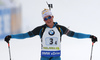 Marie Dorin Habert of France during the women relay race of IBU Biathlon World Cup in Pokljuka, Slovenia. Women relay race of IBU Biathlon World cup was held in Pokljuka, Slovenia, on Sunday, 11th of December 2016.
