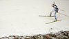 Kaisa Makarainen of Finland during the women relay race of IBU Biathlon World Cup in Pokljuka, Slovenia.  Women relay race of IBU Biathlon World cup was held in Pokljuka, Slovenia, on Sunday, 11th of December 2016.
