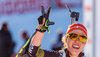 Winner and 3rd time World Champion Laura Dahlmeier of Germany during individual women the IBU Biathlon World Championships at the Biathlonarena in Hochfilzen, Austria on 2017/02/15.
