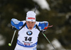 Mikko Loukkaanhuhta of Finland during the men 10km sprint race of IBU Biathlon World Cup in Hochfilzen, Austria.  Men 10km sprint race of IBU Biathlon World cup was held in Hochfilzen, Austria, on Friday, 8th of December 2017.
