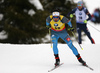 Second placed Martin Fourcade of France during the men 10km sprint race of IBU Biathlon World Cup in Hochfilzen, Austria.  Men 10km sprint race of IBU Biathlon World cup was held in Hochfilzen, Austria, on Friday, 8th of December 2017.
