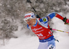 Kaisa Makarainen of Finland during the women 7.5km sprint race of IBU Biathlon World Cup in Hochfilzen, Austria.  Women 7.5km sprint race of IBU Biathlon World cup was held in Hochfilzen, Austria, on Friday, 8th of December 2017.
