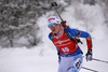 Venla Lehtonen of Finland during the women 7.5km sprint race of IBU Biathlon World Cup in Hochfilzen, Austria.  Women 7.5km sprint race of IBU Biathlon World cup was held in Hochfilzen, Austria, on Friday, 8th of December 2017.
