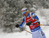 Mari Laukkanen of Finland during the women 7.5km sprint race of IBU Biathlon World Cup in Hochfilzen, Austria.  Women 7.5km sprint race of IBU Biathlon World cup was held in Hochfilzen, Austria, on Friday, 8th of December 2017.
