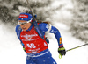 Dorothea Wierer of Italy during the women 7.5km sprint race of IBU Biathlon World Cup in Hochfilzen, Austria.  Women 7.5km sprint race of IBU Biathlon World cup was held in Hochfilzen, Austria, on Friday, 8th of December 2017.
