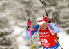 Kaisa Makarainen of Finland during the women 7.5km sprint race of IBU Biathlon World Cup in Hochfilzen, Austria.  Women 7.5km sprint race of IBU Biathlon World cup was held in Hochfilzen, Austria, on Friday, 8th of December 2017.
