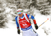 Mari Laukkanen of Finland during the women 7.5km sprint race of IBU Biathlon World Cup in Hochfilzen, Austria.  Women 7.5km sprint race of IBU Biathlon World cup was held in Hochfilzen, Austria, on Friday, 8th of December 2017.
