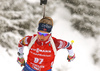 Fifth placed Ingrid Landmark Tandrevold of Norway during the women 7.5km sprint race of IBU Biathlon World Cup in Hochfilzen, Austria.  Women 7.5km sprint race of IBU Biathlon World cup was held in Hochfilzen, Austria, on Friday, 8th of December 2017.
