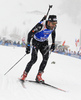 Benjamin Weger of Switzerland during the men 12.5km pursuit race of IBU Biathlon World Cup in Hochfilzen, Austria.  Men 12.5km pursuit race of IBU Biathlon World cup was held in Hochfilzen, Austria, on Saturday, 9th of December 2017.
