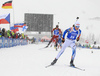 Timo Seppaelae of Finland during the men 12.5km pursuit race of IBU Biathlon World Cup in Hochfilzen, Austria.  Men 12.5km pursuit race of IBU Biathlon World cup was held in Hochfilzen, Austria, on Saturday, 9th of December 2017.
