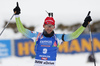 Second placed Fakov Fak of Slovenia during the men 12.5km pursuit race of IBU Biathlon World Cup in Hochfilzen, Austria.  Men 12.5km pursuit race of IBU Biathlon World cup was held in Hochfilzen, Austria, on Saturday, 9th of December 2017.
