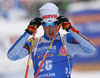 Timo Seppaelae of Finland in finish of the men 12.5km pursuit race of IBU Biathlon World Cup in Hochfilzen, Austria.  Men 12.5km pursuit race of IBU Biathlon World cup was held in Hochfilzen, Austria, on Saturday, 9th of December 2017.
