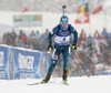 Vita Semerenko of Ukraine during the women 10km pursuit race of IBU Biathlon World Cup in Hochfilzen, Austria.  Women 10km pursuit race of IBU Biathlon World cup was held in Hochfilzen, Austria, on Saturday, 9th of December 2017.
