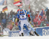 Mari Laukkanen of Finland during the women 10km pursuit race of IBU Biathlon World Cup in Hochfilzen, Austria.  Women 10km pursuit race of IBU Biathlon World cup was held in Hochfilzen, Austria, on Saturday, 9th of December 2017.
