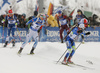 Mari Laukkanen of Finland during the women 10km pursuit race of IBU Biathlon World Cup in Hochfilzen, Austria.  Women 10km pursuit race of IBU Biathlon World cup was held in Hochfilzen, Austria, on Saturday, 9th of December 2017.
