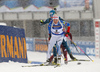 Kaisa Makarainen of Finland during the women 10km pursuit race of IBU Biathlon World Cup in Hochfilzen, Austria.  Women 10km pursuit race of IBU Biathlon World cup was held in Hochfilzen, Austria, on Saturday, 9th of December 2017.
