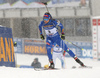 Dorothea Wierer of Italy during the women 10km pursuit race of IBU Biathlon World Cup in Hochfilzen, Austria.  Women 10km pursuit race of IBU Biathlon World cup was held in Hochfilzen, Austria, on Saturday, 9th of December 2017.
