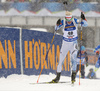 Mari Laukkanen of Finland during the women 10km pursuit race of IBU Biathlon World Cup in Hochfilzen, Austria.  Women 10km pursuit race of IBU Biathlon World cup was held in Hochfilzen, Austria, on Saturday, 9th of December 2017.
