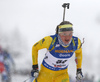 Linn Persson of Sweden during the women 10km pursuit race of IBU Biathlon World Cup in Hochfilzen, Austria.  Women 10km pursuit race of IBU Biathlon World cup was held in Hochfilzen, Austria, on Saturday, 9th of December 2017.
