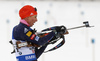 Anastasiya Kuzmina of Slovakia during the women 10km pursuit race of IBU Biathlon World Cup in Hochfilzen, Austria.  Women 10km pursuit race of IBU Biathlon World cup was held in Hochfilzen, Austria, on Saturday, 9th of December 2017.
