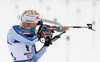 Kaisa Makarainen of Finland during the women 10km pursuit race of IBU Biathlon World Cup in Hochfilzen, Austria.  Women 10km pursuit race of IBU Biathlon World cup was held in Hochfilzen, Austria, on Saturday, 9th of December 2017.
