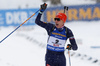 Winner Anastasiya Kuzmina of Slovakia during the women 10km pursuit race of IBU Biathlon World Cup in Hochfilzen, Austria.  Women 10km pursuit race of IBU Biathlon World cup was held in Hochfilzen, Austria, on Saturday, 9th of December 2017.
