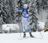 Tuomas Gronman of Finland during the men relay race of IBU Biathlon World Cup in Hochfilzen, Austria.  Men relay race of IBU Biathlon World cup was held in Hochfilzen, Austria, on Sunday, 10th of December 2017.
